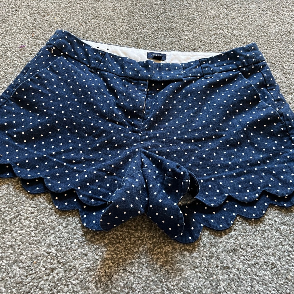 JCrew Spotty Shorts- Size 6